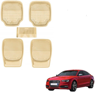 AuTO ADDiCT Rubber, PVC Standard Mat For  Audi S5(Beige)