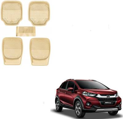 AuTO ADDiCT Rubber, PVC Standard Mat For  Honda WRV(Beige)