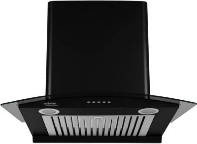 Hindware C100203 Auto Clean Wall Mounted Chimney  (Black 1100 CMH)