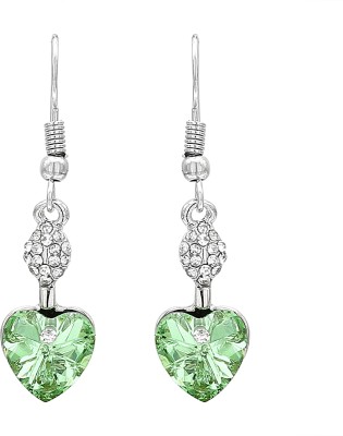 Mizorri AE153003GR Crystal Alloy Drops & Danglers