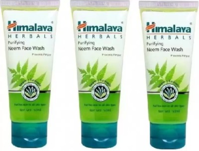 HIMALAYA NEEM PURIFING FASH WASH 50 ML X 3 Face Wash(150 ml)