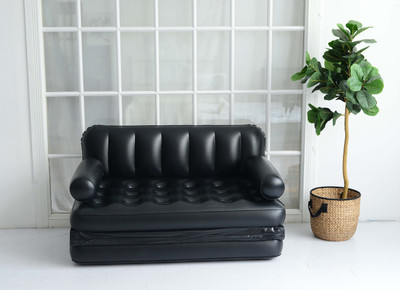 Flipkart SmartBuy PVC 2 Seater Inflatable Sofa(Color - Black)