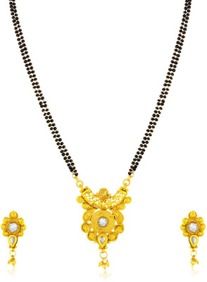 Sukkhi Alloy Gold-plated Yellow Jewellery Set(Pack of 1)