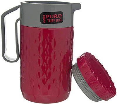 Cello 1L puro kettle jug 750 ml Flask  (Pack of 1, Multicolor, Plastic)