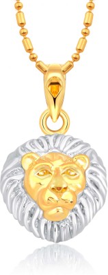VIGHNAHARTA Zodiac sign LEO (Simha Rashi) Gold-plated Alloy Pendant