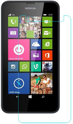 CHAMBU Tempered Glass Guard for Nokia Lumia 630(Pack of 1)