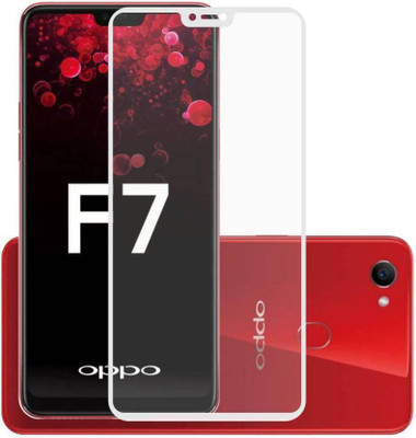 Express Buy Edge To Edge Tempered Glass for OPPO F7(Pack of 1)
