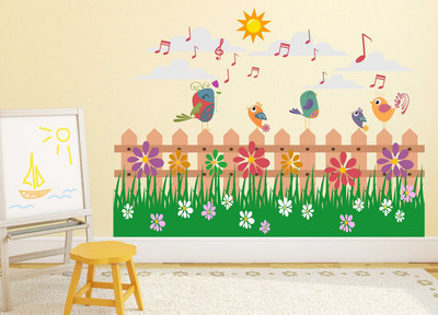 Littlebuds 60 cm Nature Removable Sticker(Pack of 1)