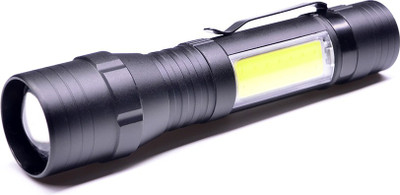Care 4 t- 6 Zoomable Handheld XPE+COB Mini USB Rechargeable Led Flashlight Torch(Black, 12 cm, Rechargeable) Care 4 t- 6 Zoomable Handheld XPE+COB Mini USB Rechargeable Led Flashlight Torch(Black, 12 cm, Rechargeable)