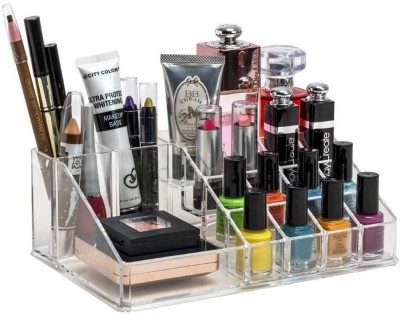 MANTHANENTERPRISE MN-LIPSTICK HOLDER MACKUP Vanity Box(CLEAR)