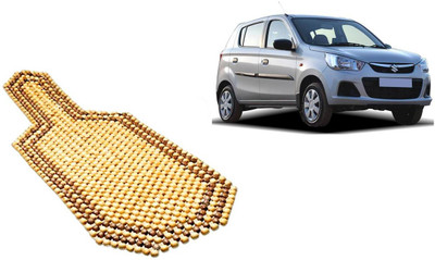 Auto Kite Wooden Bead Seating Pad For  Maruti Suzuki Alto K10(Car, Home and Office Yellow, Brown)