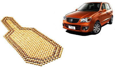 Auto Kite Wooden Bead Seating Pad For  Maruti Suzuki Alto K10(Car, Home and Office Yellow, Brown)