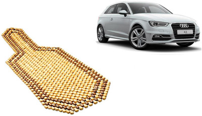 Auto Kite Wooden Bead Seating Pad For  Audi A3(Car, Home and Office Yellow, Brown)
