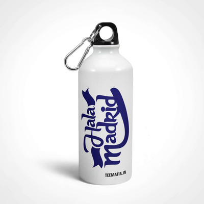 Tee Mafia Hala Madrid 600 ml Water Bottle(Set of 1, White)