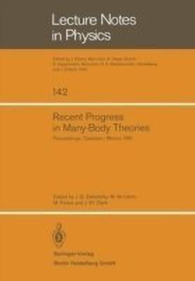 Recent Progress in Many-Body Theories(English, Paperback, unknown)