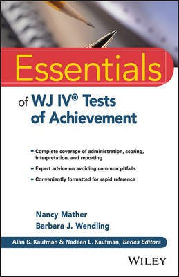 Essentials of WJ IV Tests of Achievement(English, Electronic book text, Mather Nancy)