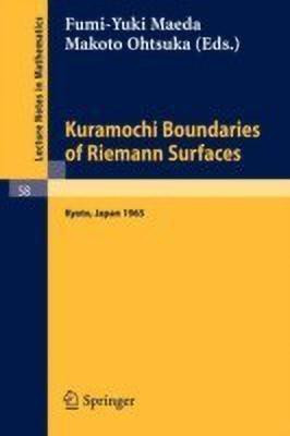 Kuramochi Boundaries of Riemann Surfaces(English, Paperback, unknown)