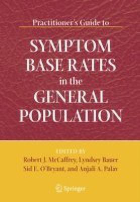 Practitioner's Guide to Symptom Base Rates in the General Population(English, Paperback, unknown)