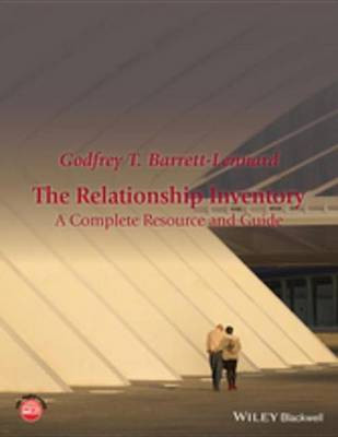 The Relationship Inventory(English, Electronic book text, Barrett-Lennard Godfrey T.)