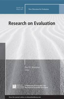 Research on Evaluation(English, Electronic book text, unknown)