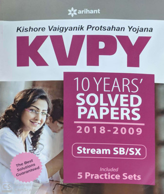 Kvpy 10 Years Solved Papers 2018-2009 Stream Sb/Sx(English, Paperback, unknown)
