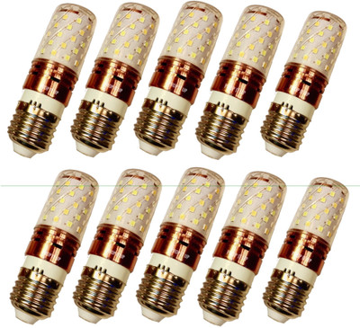 Prop It Up 12 W Basic Capsule E27 LED Bulb(White, Yellow, Pack of 10)