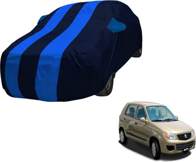 Amanzo Car Cover For Maruti Suzuki Alto (With Mirror Pockets)(Blue, Blue)