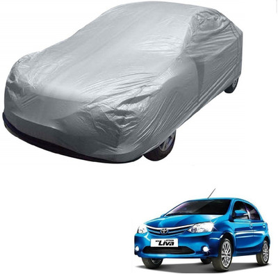 KOZDIKO Car Cover For Toyota Etios Liva (Without Mirror Pockets)(Silver)