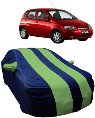 V VINTON Car Cover For Chevrolet Aveo Uva (With Mirror Pockets)(Multicolor)