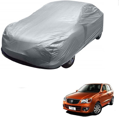 AuTO ADDiCT Car Cover For Maruti Suzuki Alto K10 (Without Mirror Pockets)(Silver)