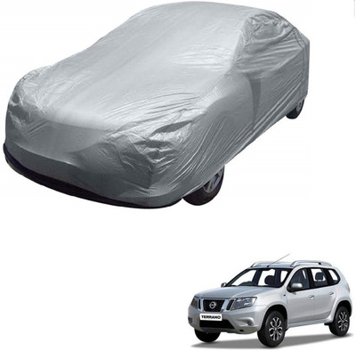 AuTO ADDiCT Car Cover For Nissan Terrano (Without Mirror Pockets)(Silver)