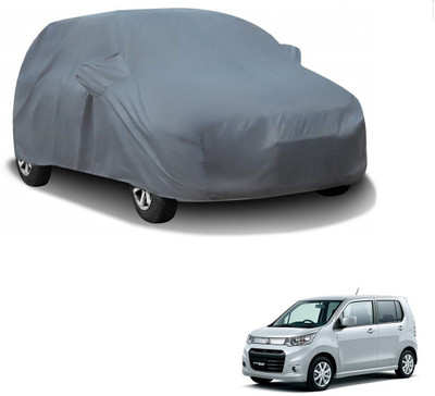 AuTO ADDiCT Car Cover For Maruti Suzuki WagonR Stingray (With Mirror Pockets)(Grey)