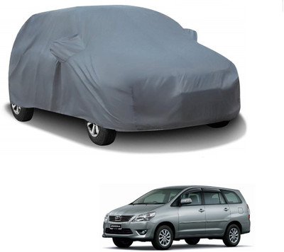 AuTO ADDiCT Car Cover For Toyota Innova (With Mirror Pockets)(Grey)
