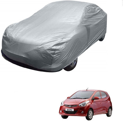 AuTO ADDiCT Car Cover For Hyundai Eon (Without Mirror Pockets)(Silver)