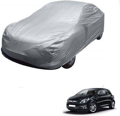 AuTO ADDiCT Car Cover For Opel Corsa (Without Mirror Pockets)(Silver)