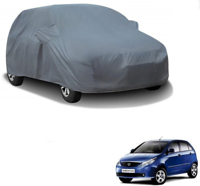 KOZDIKO Car Cover For Tata Indica Vista (With Mirror Pockets)(Grey)