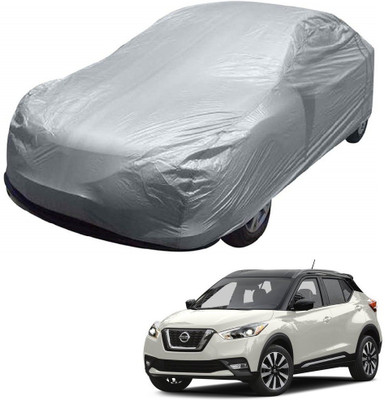 AuTO ADDiCT Car Cover For Nissan Kicks (Without Mirror Pockets)(Silver)