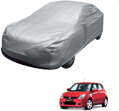 AuTO ADDiCT Car Cover For Maruti Suzuki Swift (Without Mirror Pockets)(Silver)