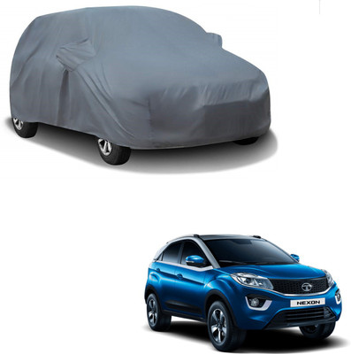 KOZDIKO Car Cover For Tata Nexon (With Mirror Pockets)(Grey)
