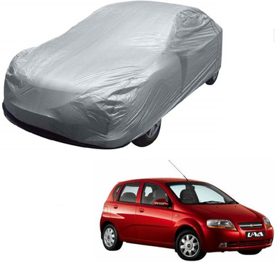 AuTO ADDiCT Car Cover For Chevrolet UVA (Without Mirror Pockets)(Silver)