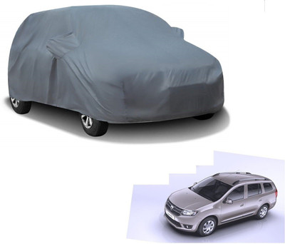 KOZDIKO Car Cover For Mahindra Logan (With Mirror Pockets)(Grey)