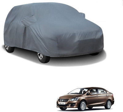 KOZDIKO Car Cover For Maruti Suzuki Ciaz (With Mirror Pockets)(Grey)