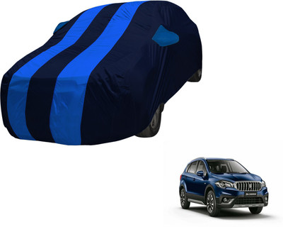 Amanzo Car Cover For Maruti Suzuki S-Cross (With Mirror Pockets)(Blue, Blue)