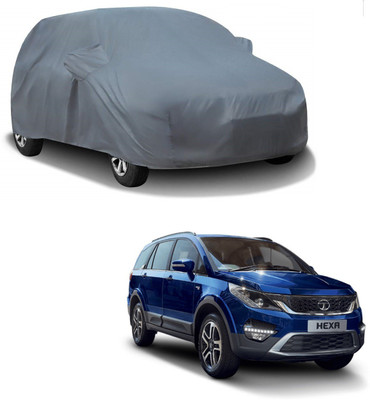 KOZDIKO Car Cover For Tata Hexa (With Mirror Pockets)(Grey)