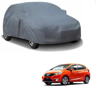 KOZDIKO Car Cover For Honda Jazz (With Mirror Pockets)(Grey)
