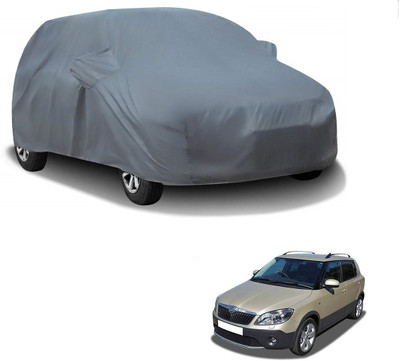 KOZDIKO Car Cover For Skoda Fabia (With Mirror Pockets)(Grey)