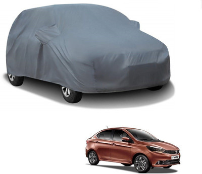AuTO ADDiCT Car Cover For Tata Tigor (With Mirror Pockets)(Grey)
