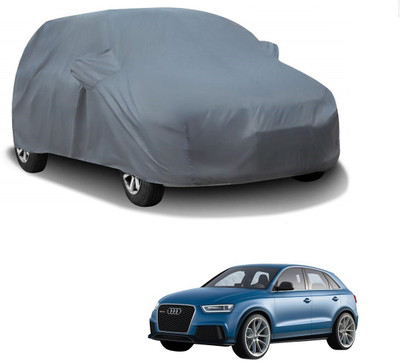 AuTO ADDiCT Car Cover For Audi Q3 (With Mirror Pockets)(Grey)