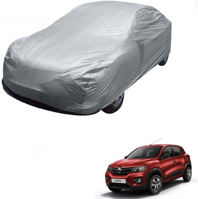 AuTO ADDiCT Car Cover For Renault Kwid (Without Mirror Pockets)(Silver)