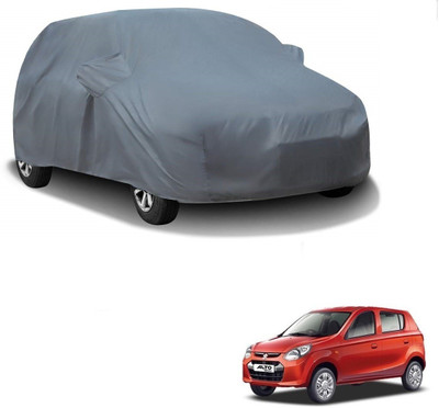 AuTO ADDiCT Car Cover For Maruti Suzuki Alto 800 (With Mirror Pockets)(Grey)